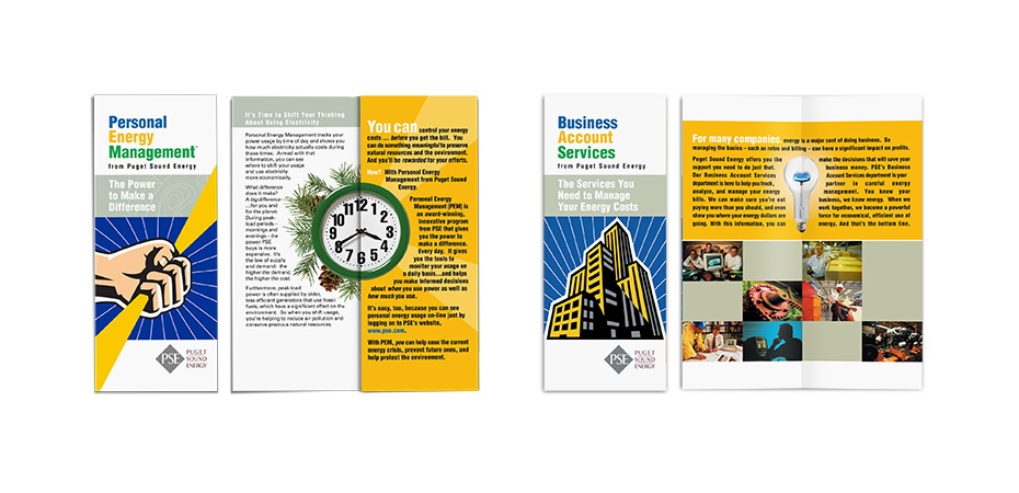 puget sound energy brochure designs
