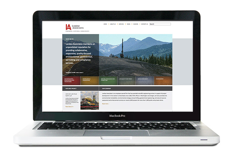 engineering firm website design