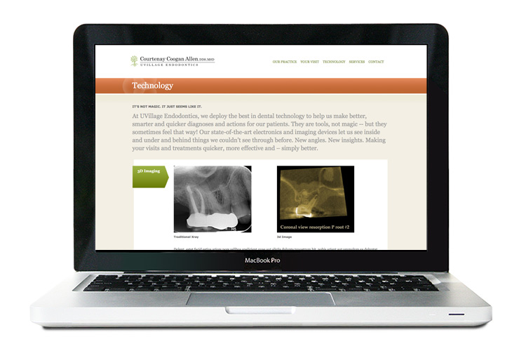 dentist website design